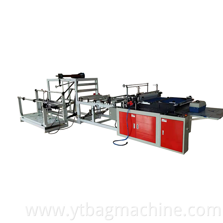 Two-channel high-speed T-shirt bag machine